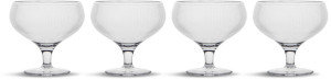 BILLI COUPE GLASS, 4-PCS, CLEAR