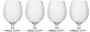 BILLI BEER GLASS, 4-PCS, CLEAR