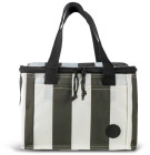 CITY STRIPE COOLER BAG SMALL RPET, GREEN/WHITE