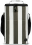 CITY STRIPE COOLER BAG HIGH RPET, GREEN/WHITE