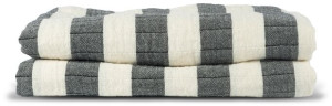 EMILIE THROW, BLACK/WHITE