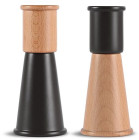 Młynek do soli i pieprzu GURKEN, mały, 2-szt, czarny/brązowy