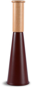 GURKEN SALT AND PEPPER MILL LARGE, DARK RED/BROWN