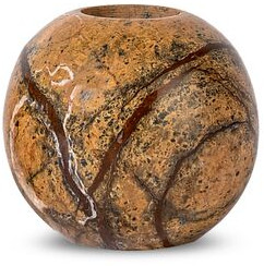 Świecznik STEN, brązowy