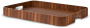 HANNA TRAY LARGE, DARK BROWN