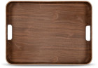 HANNA TRAY LARGE, DARK BROWN