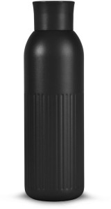 BUTELKA TERMICZNA TEKLA PUSH, CZARNY