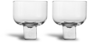 GLASS VICTORIA 2PCS/SET CLEAR