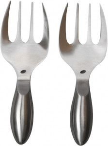 SALAD SERVER SET INSALATA SILVER