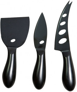 CHEESE KNIFE SET FORMAGGIO BLACK