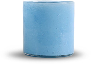 Świecznik CALORE M, błękitny