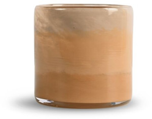 Świecznik CALORE XS, morelowy/brzoskwiniowy/beżowy