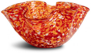 BOWL CARA S, RED/ORANGE