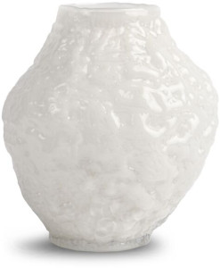 VASE CORALLO M, OFF WHITE