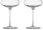 CHAMPAGNE SAUCER OPACITY 2PCS/SET, CLEAR