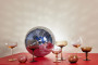 CHAMPAGNE SAUCER OPACITY 2PCS/SET, PEACH