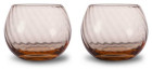 WATER GLASS OPACITY 2PCS/SET, PEACH