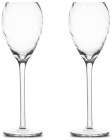 CHAMPAGNE GLASS OPACITY 2PCS/SET, CLEAR