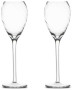 CHAMPAGNE GLASS OPACITY 2PCS/SET, CLEAR