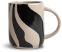 MUG LIZ ZEBRA, BEIGE/BLACK