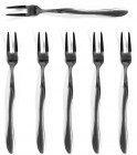 FORKSET WAVERLY 6PCS/SET, SILVER